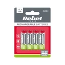 Rebel AA Rechargeable Batteries 2600mAh Ni-MH 1.2V (4 pcs)