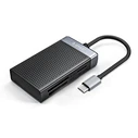 Card Reader Orico CL4T-C3 για Micro SD/SD/CF/MS, USB-C, μαύρο
