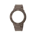 Λουράκι Ρολογιού Unisex WATX & CO Cowa1075 (43 mm) Καουτσούκ Καφέ