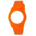 Λουράκι Ρολογιού Unisex WATX & CO Cowa3561 (38mm) Καουτσούκ Πορτοκαλί