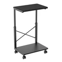 Βάση για PC Brateck Δαπέδου Cpb28-01 με Ροδάκια, 2 Ράφια, Έως 80Kg