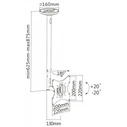Βάση Τηλεόρασης Sbox CEILING MOUNT for LCD-PLASMA 23'-43'
