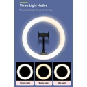 Φωτιστικό Δαχτυλίδι Baseus LED Crzb12-B01, 12", Χωρίς Τρίποδα, Μαύρο