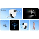 VSTARCAM CS2DR Smart IP Camera 3MP Dual‑Lens Wi‑Fi PTZ Dome — Full‑Color Night Vision, 4mm