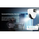 VSTARCAM CS2DR Smart IP Camera 3MP Dual‑Lens Wi‑Fi PTZ Dome — Full‑Color Night Vision, 4mm