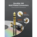 Αντάπτορας Ήχου Cabletime 6.3mm σε 3.5mm CT-6M3F-Ag, Gold Plated, Γκρι