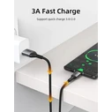 Καλώδιο USB Cabletime USB σε USB-C CT-AMCM3A, 3A, 2m, μαύρο
