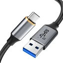 Καλώδιο USB-C Cabletime σε USB CT-AMCMG2, 60W, 10Gbps, 1m, Μαύρο
