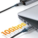 Καλώδιο USB-C Cabletime σε USB CT-AMCMG2, 60W, 10Gbps, 1m, Μαύρο