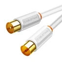 CABLETIME CT-AV101-02 Antenna Cable, 75 Ohm, 2 m, White