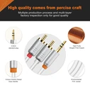 Cabletime Καλώδιο Ήχου 3.5mm male - 2x RCA male Λευκό 3m με Επίχρυσους Ακροδέκτες CT-AV314-P12G-W3