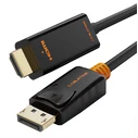 CABLETIME καλώδιο DisplayPort σε HDMI CT-AV585-02G, 3m, μαύρο