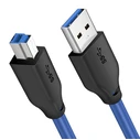 Καλώδιο USB Cabletime σε USB Type B CT-C160-U3-AMBM, 5Gbps, 1m, μπλε