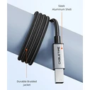 CABLETIME καλώδιο USB-C σε USB Type B CT-CMBM1, 480Mbps, 1m, μαύρο