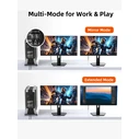 CABLETIME DisplayPort (male) to HDMI (female) Adapter, 4K/30Hz, Grey, CT-DMHF4K-AG3