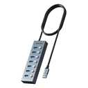 USB Hub Cabletime CT-Hubu7-Ag, 7X Θυρών, 5Gbps, USB Σύνδεση, 1M, Γκρι