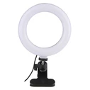 Ring Light Cabletime LED CT-Lrl6-Pb με Μίνι Τρίποδα & Σφιγκτήρα, Βάση Φ16Cm