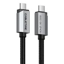 Cabletime Braided USB 2.0 Cable USB-C male - USB-C 240W Μαύρο 1m CT-USB4V2-AG1