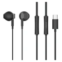 Handsfree Ακουστικά Celebrat με Μικρόφωνο D12, Type-C, 1.2m, μαύρα