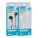 Handsfree Ακουστικά Celebrat με Μικρόφωνο D12, Type-C, 1.2m, μαύρα