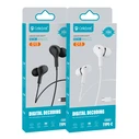 Handsfree Ακουστικά Celebrat με Μικρόφωνο D13, Type-C, 1.2m, λευκά