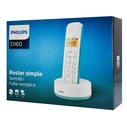 Ασύρματο Τηλέφωνο Philips D1601T-34, με ελληνικό μενού, λευκό-πράσινο
