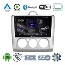 VenCore 3236-10005-0041SM - Οθόνη Multimedia Android 15 9" PX5S Octa-Core 2GB/32GB IPS για Ford Focus Manual A/C 2004-2015 – Ασημί