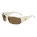 Dsquared2 Men's Sunglasses D2-0140-S-SZJ (73/15/120) Beige Acetate Frame, Brown Lenses, Category 3 UV400