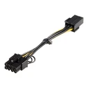 Καλώδιο StarTech PCI Express 6 Pin to 8 Pin Adapter Cable - Black - Power Cable - 15.5 cm