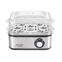Βραστήρας Αυγών Adler AD 4486 8 egg(s) 800 W Black,Satin steel,Transparent
