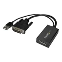 Αντάπτορας DVI StarTech to DisplayPort Adapter with USB Power - DVI-D - 1920 x 1200