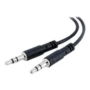 Αντάπτορας Ήχου StarTech.com 3.5mm Audio Jack Y Cable - Headset Splitter - 1 x 3.5mm 4 Position Socket 2 x 3.5mm 3 Position Plug - Black