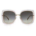 Γυναικεία Γυαλιά Ηλίου Jimmy Choo Dany-S-Ft3-Fq (56/21/145 mm) Gold Crystal