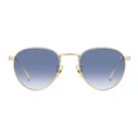 David Beckham Men's Sunglasses DB-1142-S-AOZ (51/21/150 mm) — Golden Metal Frame, Blue Gradient Lenses, UV400 Category 2