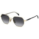 DAVID BECKHAM Men's Sunglasses DB1162FSRHL – Metal Frame, Grey Gradient Lenses (56/19/145)