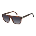 David Beckham Men's Sunglasses DB-7111/S-EX4 — Acetate Brown Tortoiseshell Frame, Grey Gradient Lenses, 56/17/145 mm