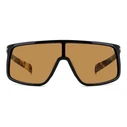 DAVID BECKHAM Men's Sunglasses DB99VISORWR7 - Black Acetate Frame, Brown Lenses (Category 2, UV400)