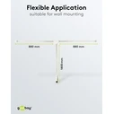Goobay Radio Antenna DAB/FM/AM 1.75 m White