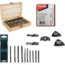 Σετ εργαλείων χειρός Makita P-84844 Gewerke-Set Holzhandwerk