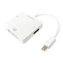 Αντάπτορας Mini DisplayPort LogiLink - to DVI, HDMI, DisplayPort