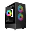 ARMAGGEDDON Κουτί Υπολογιστή Micro ATX Deepfreeze Duplex 2 Chroma Black