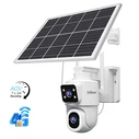 SRIHOME (Sricam) DH010 4G LTE Dual‑Lens 4MP (2×1080p) Battery Solar Outdoor IP66 Camera
