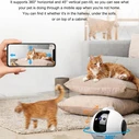 Srihome DH013 Pet Companion Robot Camera 4MP (1440p) White — Two-way Audio