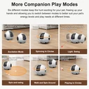 Srihome DH013 Pet Companion Robot Camera 4MP (1440p) White — Two-way Audio