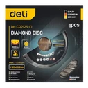 Deli Δίσκος Κοπής Διαμαντέ Dh-Cqp125-E1, Δομικών Υλικών, 125mm, 12250rpm
