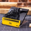 Σετ Τρυπάνια Deli DH-MHZ019-ED1 για σίδηρο HSS, 1-10mm, DIN 338, 19τμχ