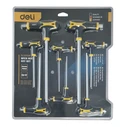 Deli Σετ Κλειδιά Allen Dl233108, Τύπου Ταφ, 2-10mm, Cr-V, 8τμχ