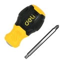 Κατσαβίδι Deli Dl632101 με Διπλή Κεφαλή, Μαγνητικό, 6Mm/Ph2X38Mm