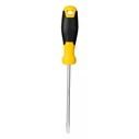 DELI Slotted (Flat) Screwdriver 3x100mm DL6331001 - Anti-slip Handle, Magnetic