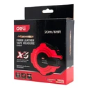 DELI μετροταινία DL9920Y 14.5mm x 20m fibreglass με μηχανισμό αναδίπλωσης